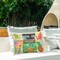 Summer Lake Collage Design by Andrea Tachiera Outdoor Printed Pillow